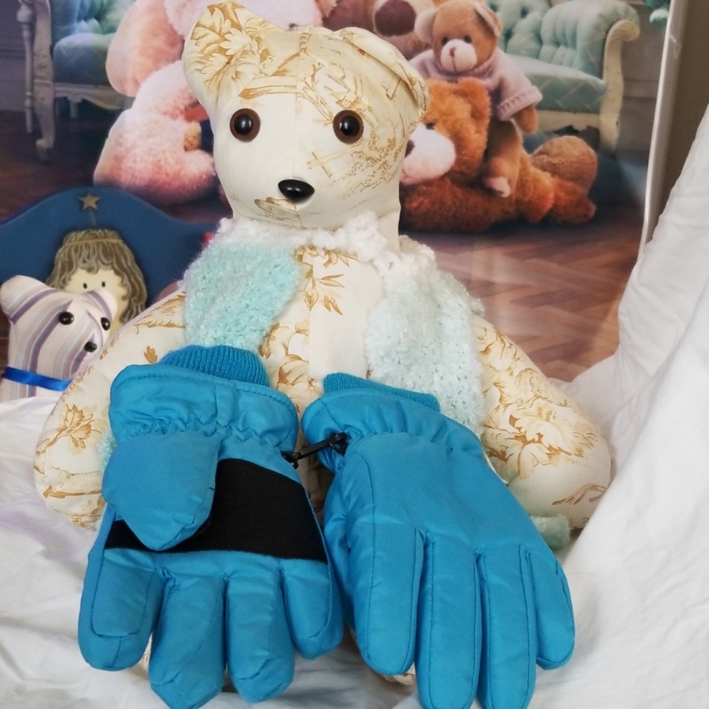 3M Thinsulate Girls Blue Gloves NWT, Size M